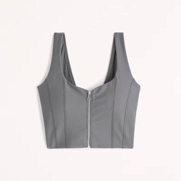 Abercrombie sculptLUX Zip-Front Slim Tank - Picture 1 of 1